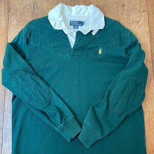 Polo Ralph Lauren Men's Rugby Shirt - Medium, Green